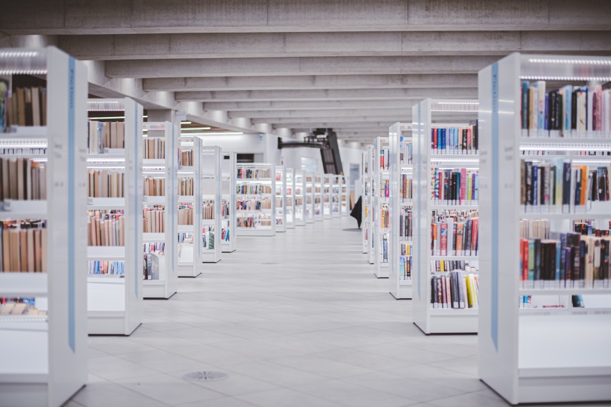 Library areas in university campus using library booking system like ecobook.